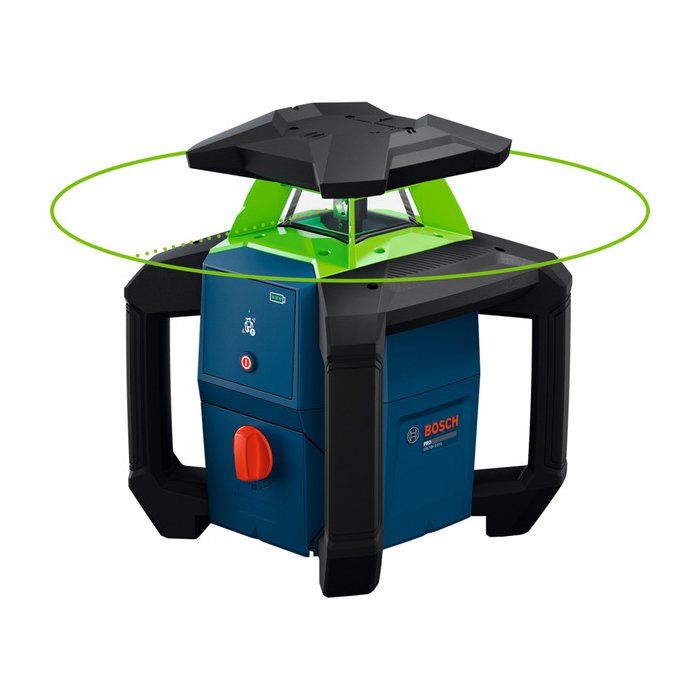 BOSCH PROFESSIONAL Rotary Laser - GRL18V-3-31G - Solo + LR 3-2 Receiver Unit