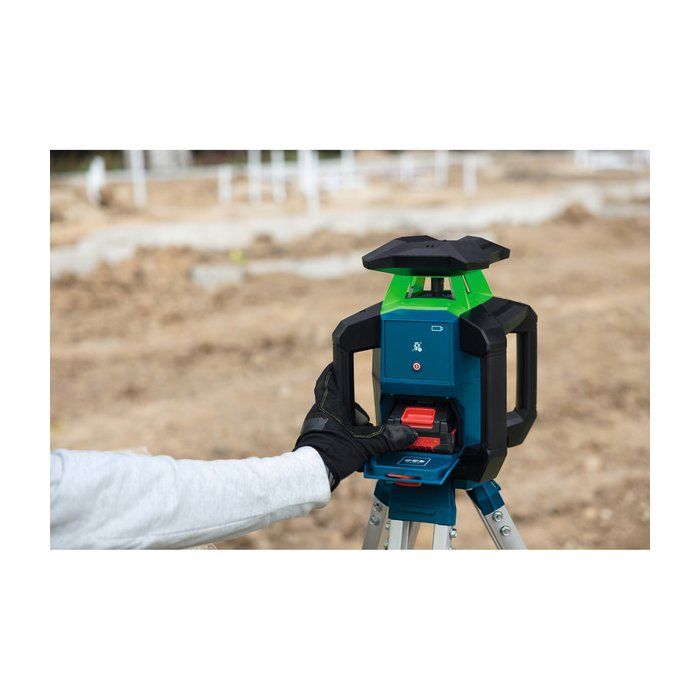 BOSCH PROFESSIONAL Rotary Laser - GRL18V-3-31G - Solo + LR 3-2 Receiver Unit