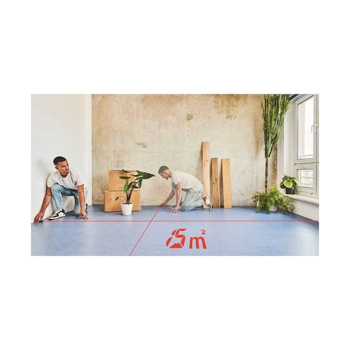 BOSCH Laser Rangefinder - Zamo - 40 m - Includes 3 adapters + quick start guide + 2 HR03 1.5 V AAA rechargeable batteries
