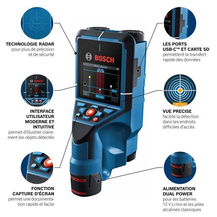 Bosch Professional D-Tech wall detector 200 C solo