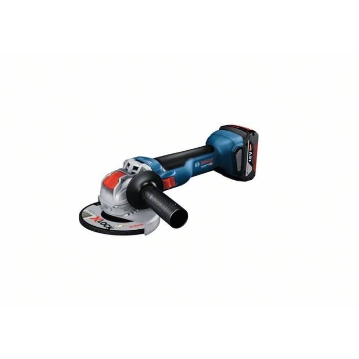 Bosch Professional X-LOCK GWX 18V-10 angle grinder - 2 x 5.0Ah batteries + GAL 1880 charger + L-BOXX