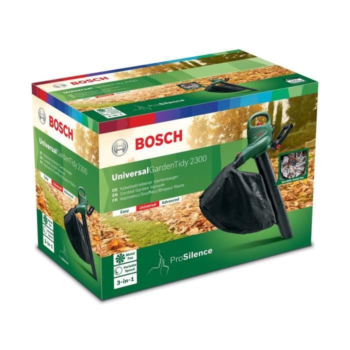 Vacurator/Bosch wired blower - Universal Garden Tidy 2300 W (45 -liter bag, up to 285km/h)