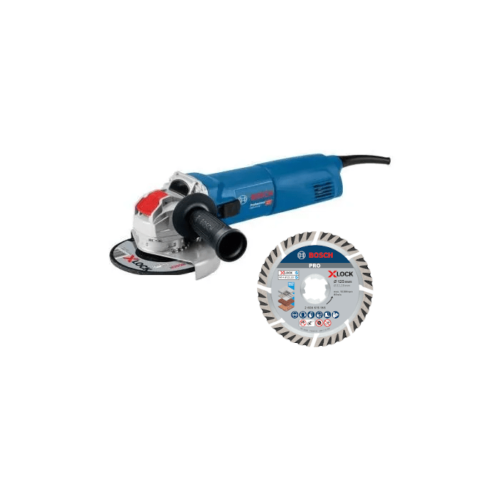 Bosch Professional GWX 14-125 angle grinder + DD C