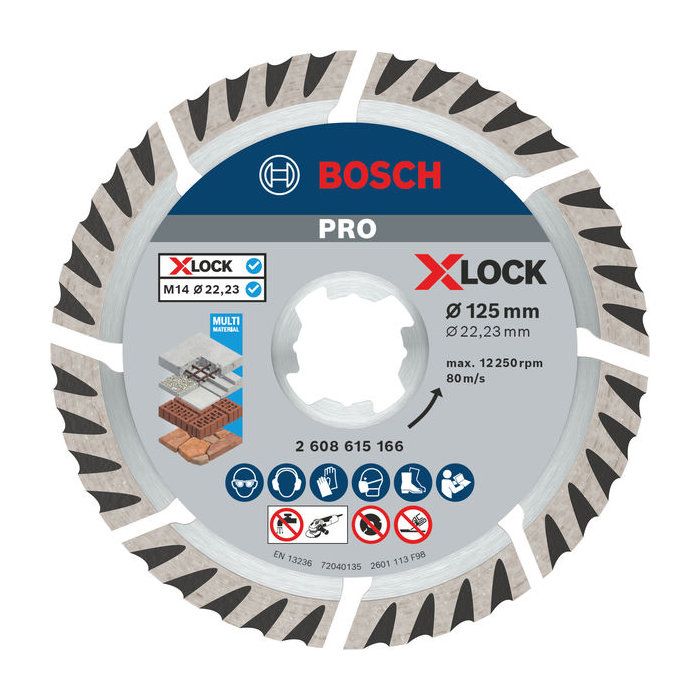 Bosch Professional GWX 14-125 angle grinder + DD C