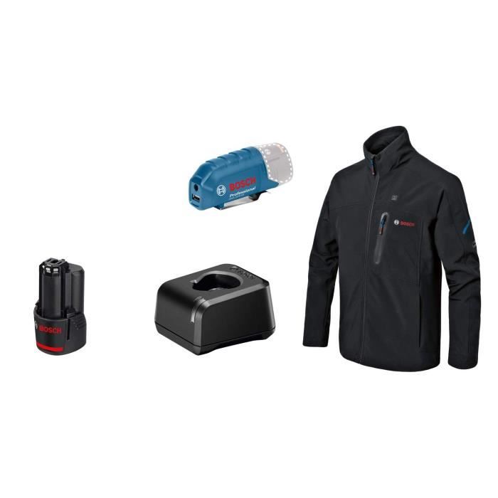 GHJ 12+18V XA heated jacket size M with 12V battery - 06188000FY