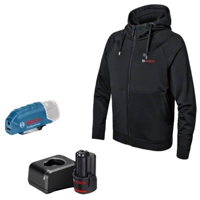 GHH 12 + 18V XA heating jacket + GAA 12V-21 + GBA 12V 2.0AH + GAL 12V-20 size L bosch