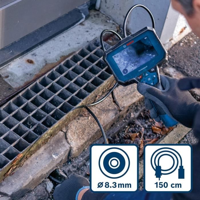 Bosch Professional GIC 12V-4-23 C inspection camera, battery operated - 0601241500