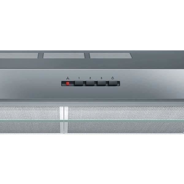 Classic Wall Hood Bosch Dul63cc50 - L 60 cm - Stainless steel - Evacuation / Recycling - 350 m³ Air / h max in evacuation - 72 dB