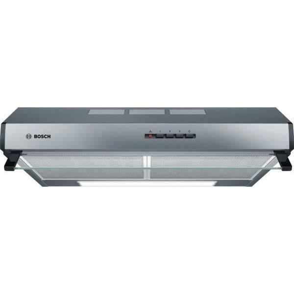 Classic Wall Hood Bosch Dul63cc50 - L 60 cm - Stainless steel - Evacuation / Recycling - 350 m³ Air / h max in evacuation - 72 dB