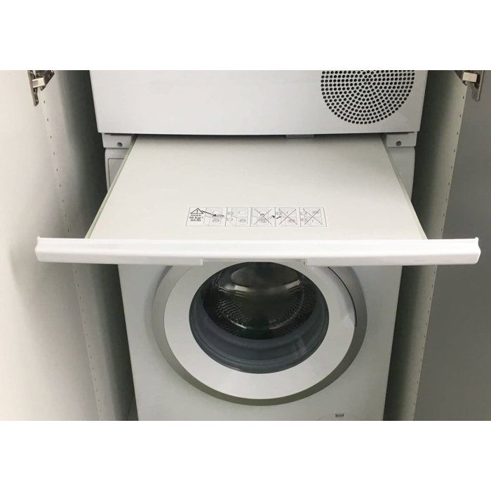 Kit de superposition - BOSCH - WTZ27400 - Avec plateau coulissant - 60 cm - Blanc