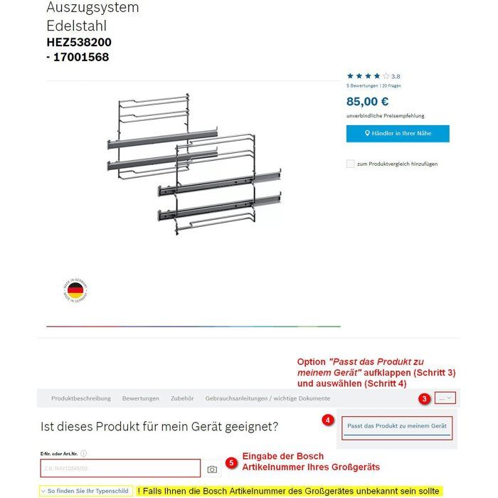 Façade de porte - BOSCH - SMZ2056 - Pour lave-vaisselle tout intégrable - 60 cm - Inox