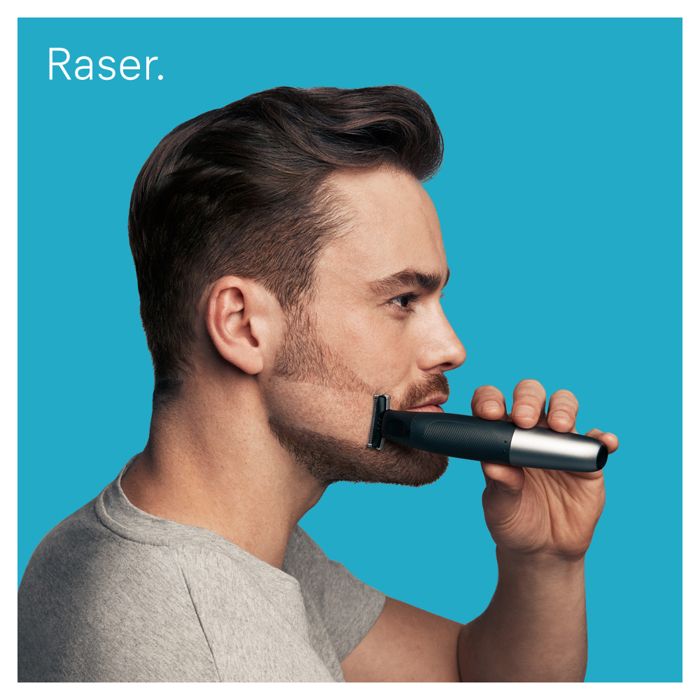 Braun Series X Hybrid Trimmer XT5100 For Face and Body with 4D Flexible Blade, Waterproof, 5 Combs