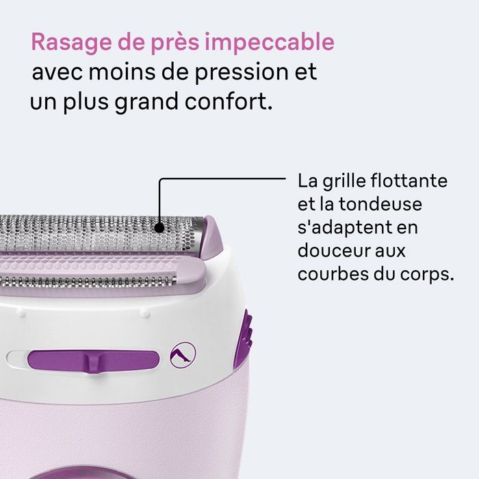 Women's Electric Shaver - BRAUN - LS5100 - Cordless - Rounded Head - Sensitive Areas