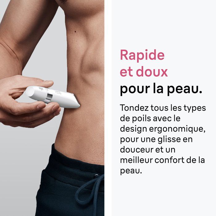 Mini Body Trimmer - BRAUN - BS1000 - Compact - Precise - Sensitive Areas