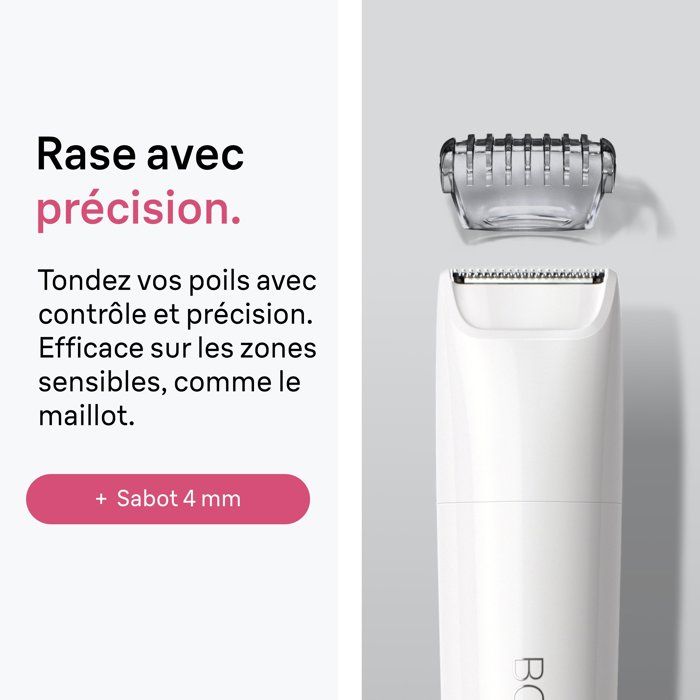 Mini Body Trimmer - BRAUN - BS1000 - Compact - Precise - Sensitive Areas