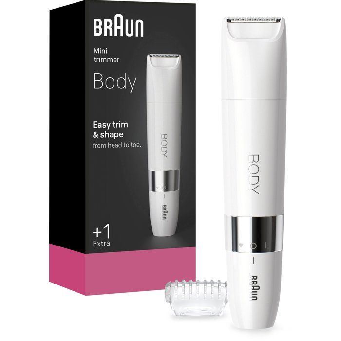 Mini Body Trimmer - BRAUN - BS1000 - Compact - Precise - Sensitive Areas