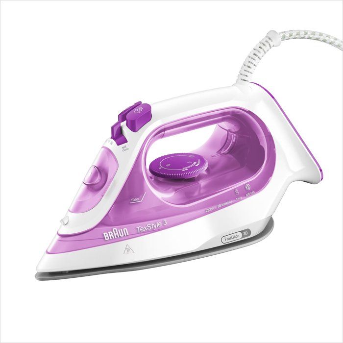 Steam iron SI3030PU - Texstyle - Anti -Tarte system - Steam flow 45g/min