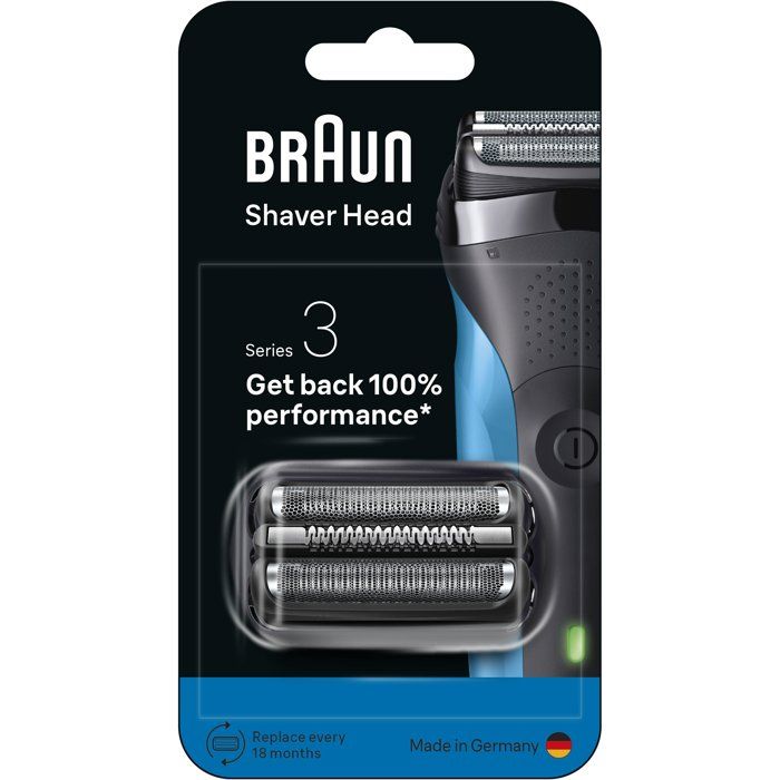 Tete de rasoir BRAUN Series 3 - 2 grilles - 100 % fabriqué en Allemagne