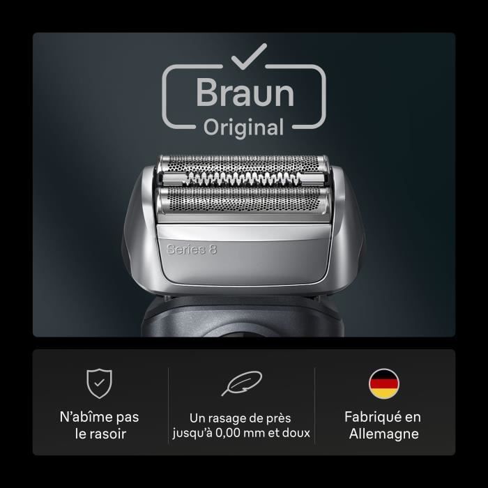 BRAUN Series 8 Razor Head - 4+1 blades - 100% made in Germany