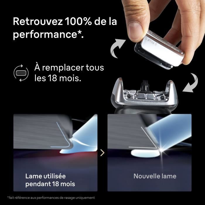 BRAUN Series 8 Razor Head - 4+1 blades - 100% made in Germany