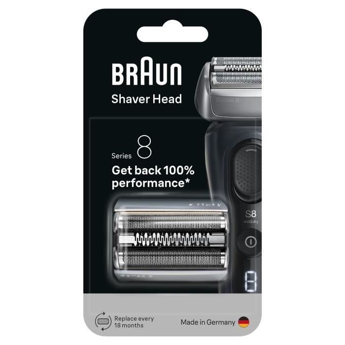 BRAUN Series 8 Razor Head - 4+1 blades - 100% made in Germany