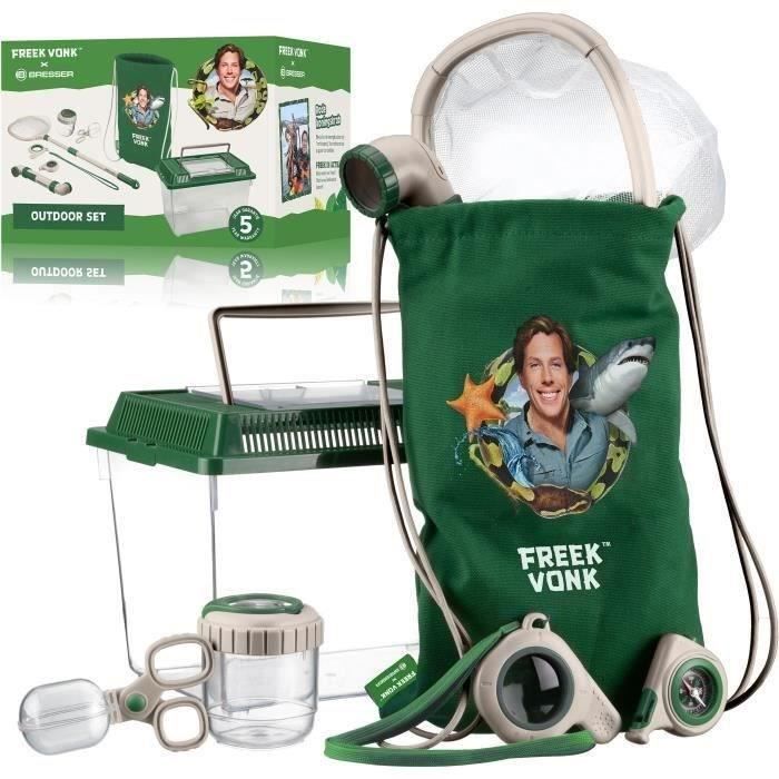 Outdoor Discovery Kit - FREEK VONK x BRESSER: 8-piece set for exploring nature