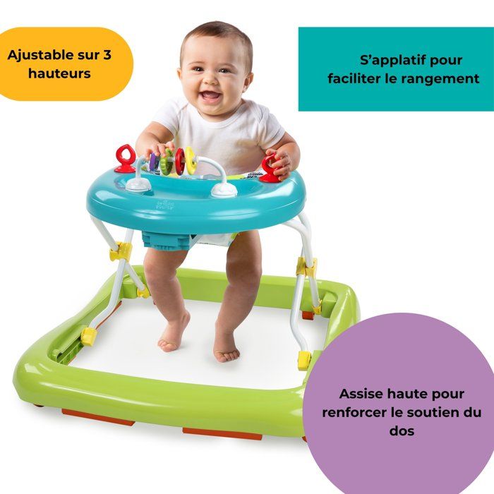 BRIGHT STARTS Giggling Safari Baby Walker