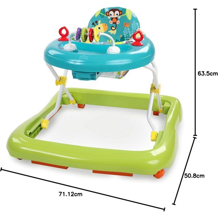 BRIGHT STARTS Giggling Safari Baby Walker