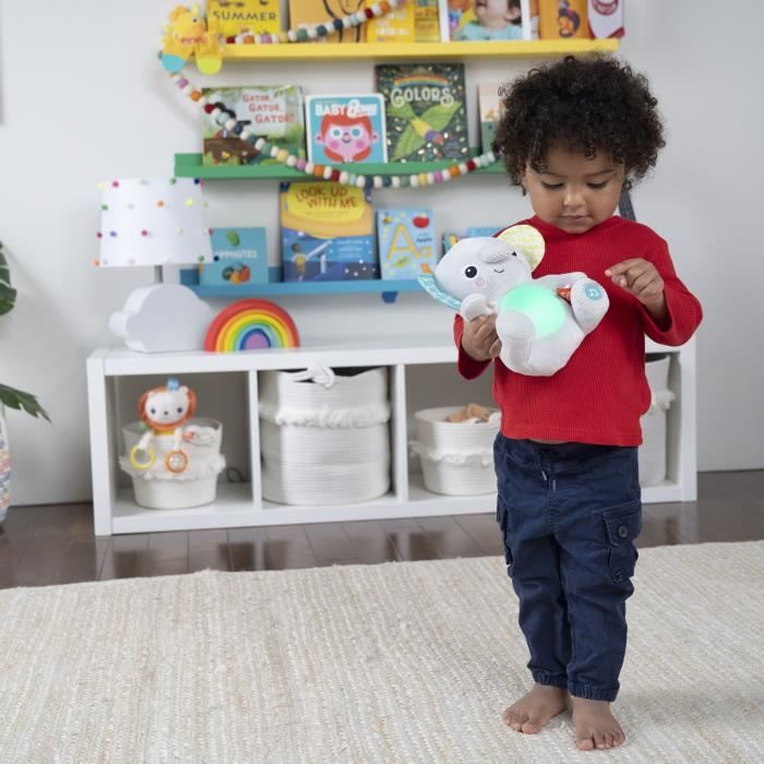 Bright Starts Toy Elephant Plush Hug-A-Bye Baby, Sons and Lumieres