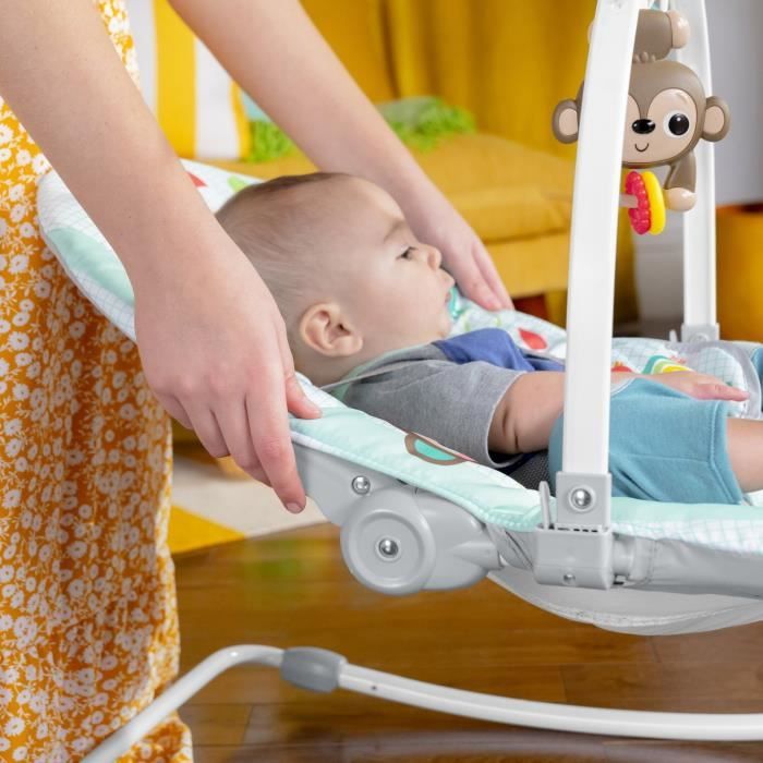 Bright Starts Star Balancel Wild Wild Vibes, soothing vibrations, 2 inclination positions, birth