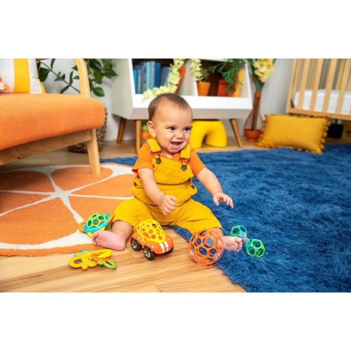 Bright Starts Set of Oball Hochet and Dentition Rings, 5 rooms, without BPA, 0-24 months