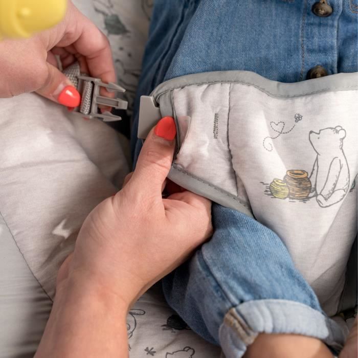 Baby bouncer - DISNEY BABY - WINNIE THE POOH - Arch with removable educational toys - Adjustable from 0 to 6 months