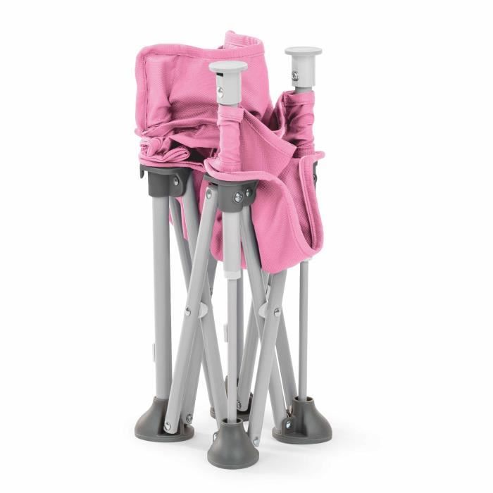BRIGHT STARS Booster Seat, Green, Foldable, Portable, Travel, Lightweight and Easy to Clean, Carry Bag Included