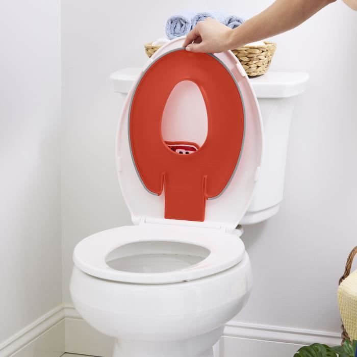 DISNEY BABY-CARS- Universal adhesive child toilet seat reducer?, innovative, quick installation, semi-permanent