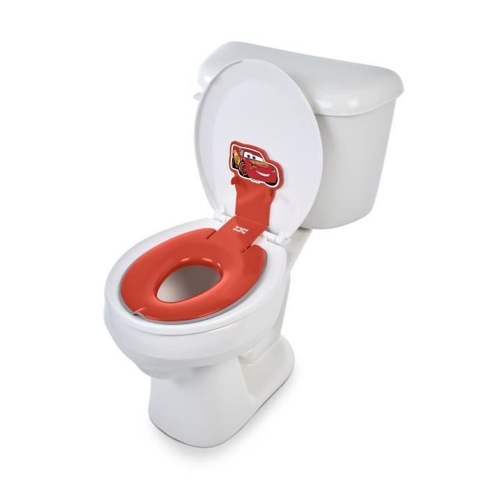 DISNEY BABY-CARS- Universal adhesive child toilet seat reducer?, innovative, quick installation, semi-permanent