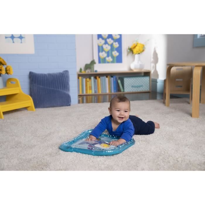 DISNEY BABY - STITCH - Water mat for babies, sensory and educational game, inflatable, easy to clean, foldable, from birth