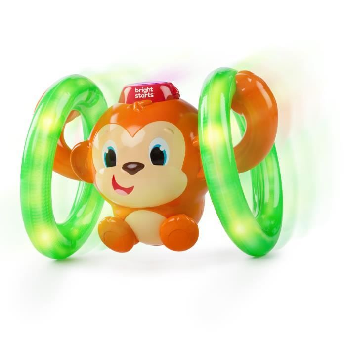 BRIGHT STARTS Petit singe Roll & Glow
