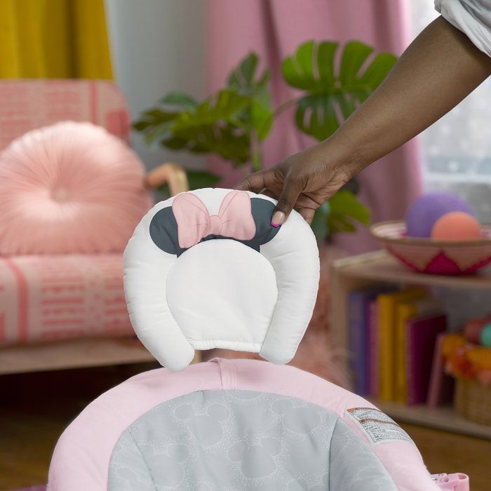BRIGHT STARTS - Minnie Mouse vibrating lounger Rosy Skies