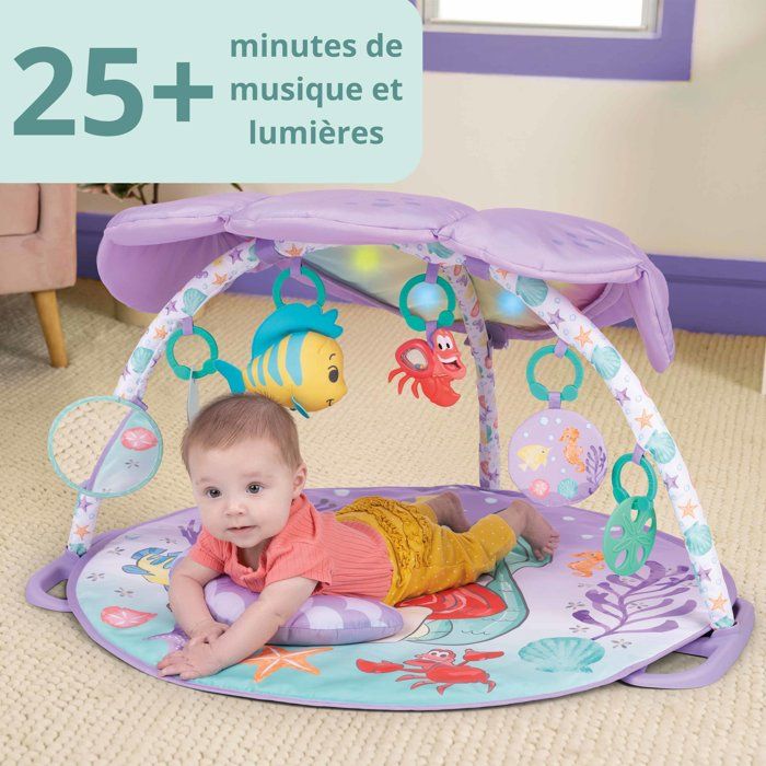 Disney Baby Awakening Carpet La Petite Sirene - Luminous and Musical - 48 x 81 x 81 cm - Multicolor - Birth