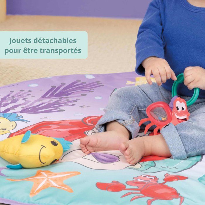 Disney Baby Awakening Carpet La Petite Sirene - Luminous and Musical - 48 x 81 x 81 cm - Multicolor - Birth