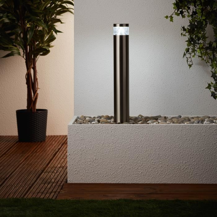 Brilliant - Avon Outdoor Potlet - Steel color - Special/Plastic Steel LED 1x4W