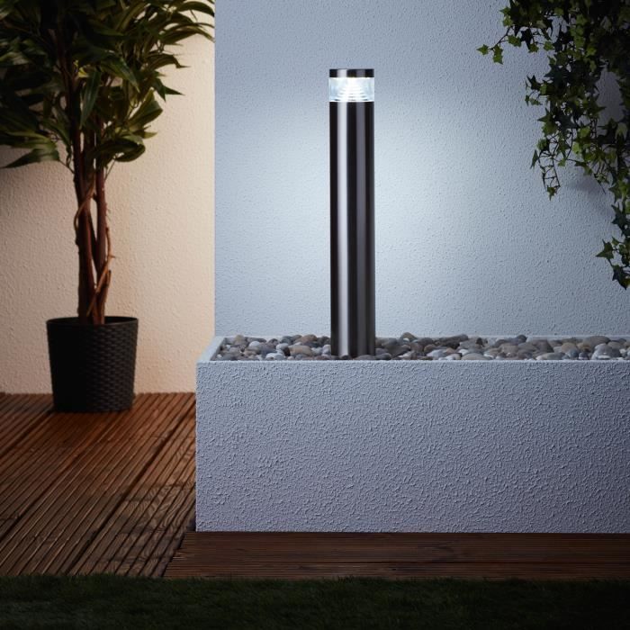 Brilliant - Avon Outdoor Potlet - Steel color - Special/Plastic Steel LED 1x4W