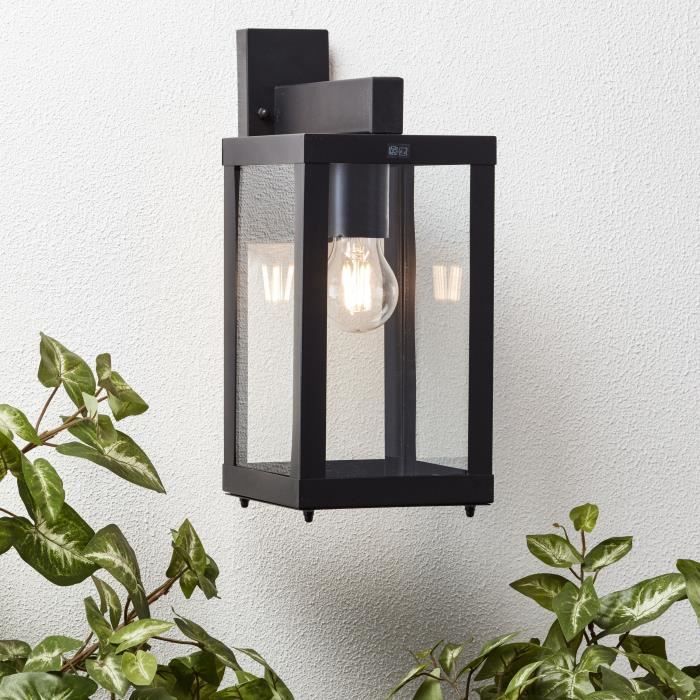 BRILLIANT Outdoor Wall Light GAIA - E27 - 1x60W - Black color