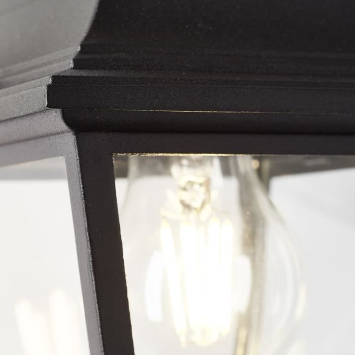 Brilliant Outdoor Applique Outdoor Nissie Noir E27 1x60w