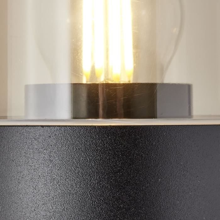Sergioro Outdoor applique, Depoli Black, E27 20W, bulb not included