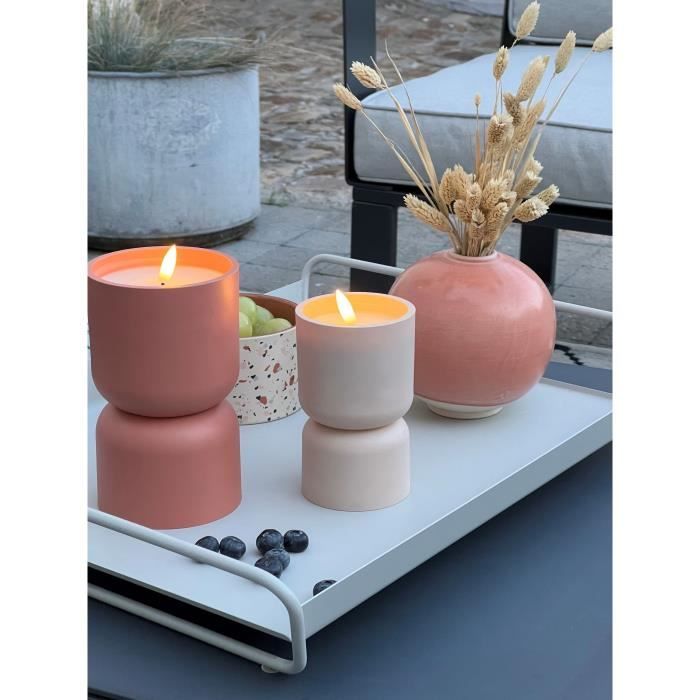 Outdoor table lamp - BRILLIANT - LOVERE - Candle shape - Plastic - 3 W - Beige and light brown