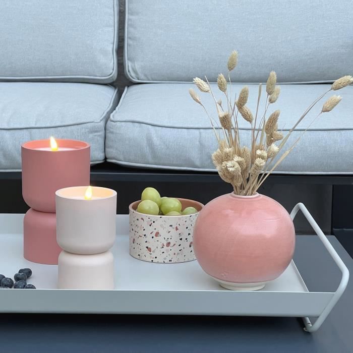 Outdoor table lamp - BRILLIANT - LOVERE - Candle shape - Plastic - 3 W - Terracotta