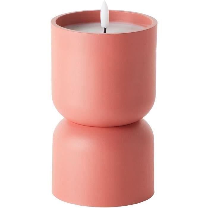 Outdoor table lamp - BRILLIANT - LOVERE - Candle shape - Plastic - 3 W - Terracotta