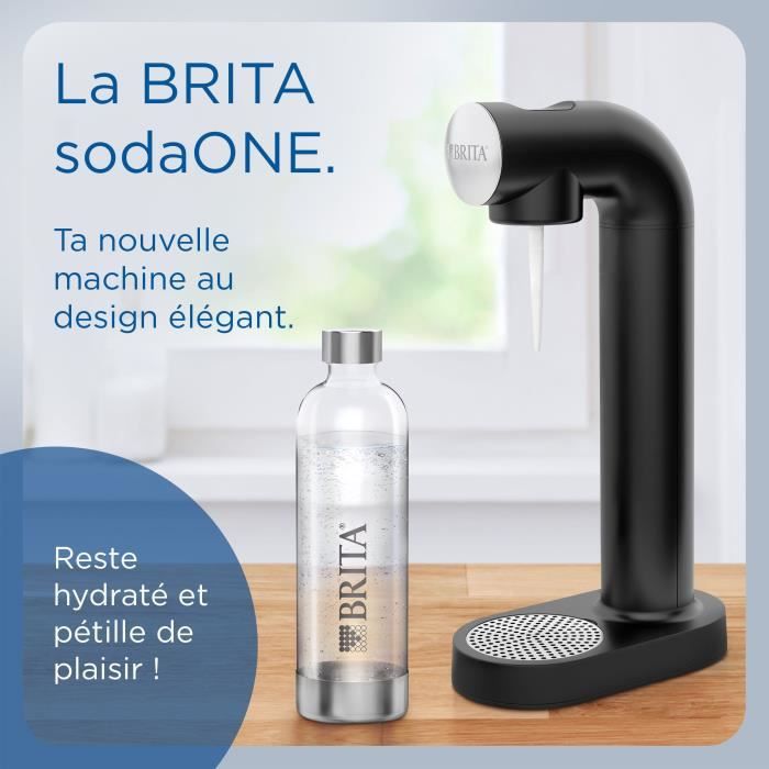 BRITA sodaONE sparkling water machine - black