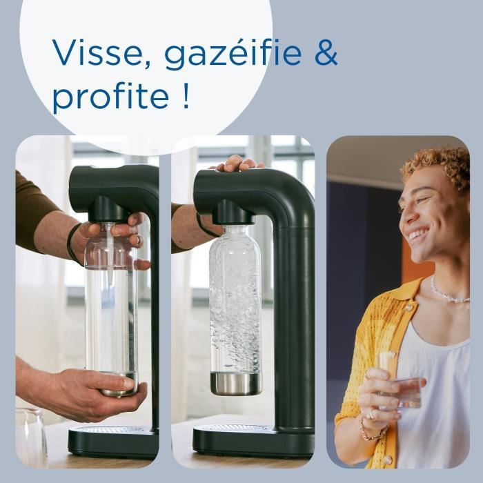 BRITA sodaONE sparkling water machine - black